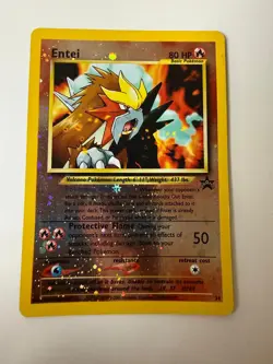 Entei 34 Promo Wizards Black Star Promos Pokemon Reverse Holo Near Mint - Image 1
