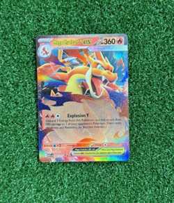 Pokemon Mega Charizard Y EX 022/217 Full Art Holo English TCG NM - Image 1