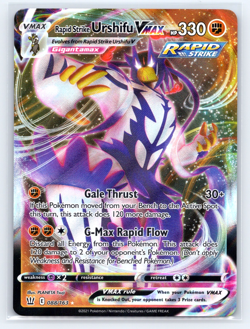 Rapid Strike Urshifu VMAX 088/163 Holo VMAX Rare Battle Styles Pokemon Near Mint - Image 1