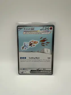 Eiscue EX SIR 222/197 Pokemon SV03 Obsidian Flames English - Near Mint - Image 1