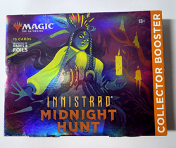 MTG Innistrad Midnight Hunt Collector Booster Box 15 Card Pack, New Sealed - Image 1