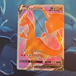 Pokemon Charizard V SWSH260 Sword & Shield Promo Holo 220 HP Incinerate - Image 5