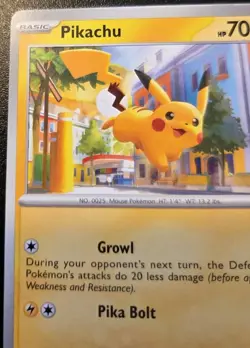 Pikachu 062/193 Common Scarlet & Violet: Paldea Evolved Pokemon TCG - Image 2