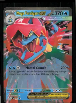 Mega Feraligatr ex 036 Holo Promo ME: Mega Evolution Promo Pokemon Holo NM - Image 1