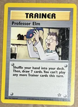 Pokemon Card Neo Genesis Professor Elm 96/111 - Image 1
