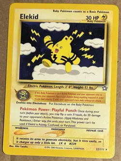 Pokemon Card Neo Genesis Elekid 22/111 - Image 1