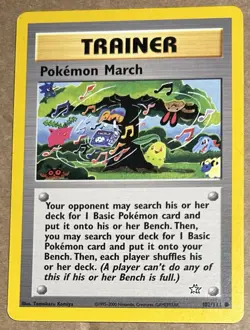 Pokemon Card Neo Genesis Pokemon March 102/111 - Image 1