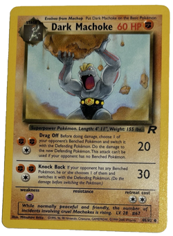 Pokemon Card Team Rocket Dark Machoke 40/82 - Image 1