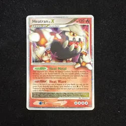 Heatran Lv.X DP31 Diamond & Pearl Black Star Promo Pokemon TCG Holo - Image 1