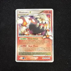 Heatran Lv.X DP31 Diamond & Pearl Black Star Promo Pokemon TCG Holo - Image 2