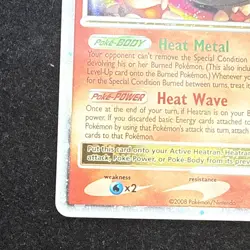 Heatran Lv.X DP31 Diamond & Pearl Black Star Promo Pokemon TCG Holo - Image 5
