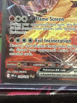 Pokemon TCG Team Rockets Moltres EX Destined Rivals Card 229/182 SIR Stamped - Image 5