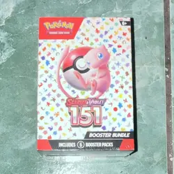 Pokemon TCG Scarlet & Violet 151 Booster Bundle 6 Packs English 2023 Mew - Image 1
