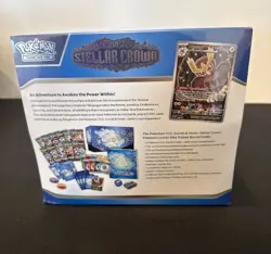 Pokemon TCG Stellar Crown Pokemon Center Exclusive ETB Elite Trainer Box Sealed - Image 3