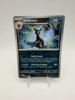 Pokemon Umbreon 130/197 Sv: Obsidian Flame Reverse Holo Rare Single Strike - Image 1