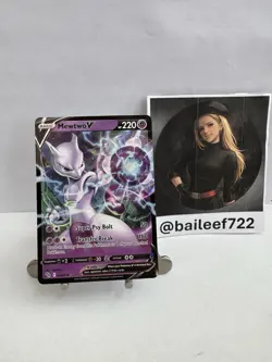 Pokemon - Mewtwo V 030/078: Ultra Rare - Full Art - Holo - Pokemon GO - Image 1