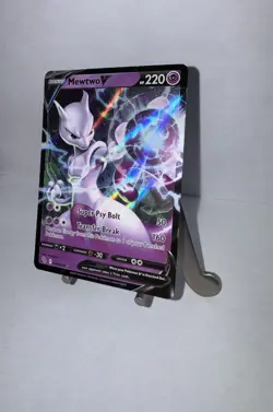 Pokemon - Mewtwo V 030/078: Ultra Rare - Full Art - Holo - Pokemon GO - Image 5
