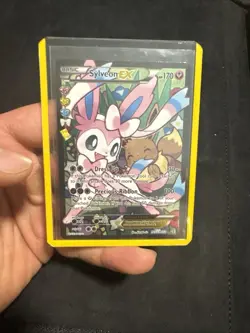 2016 POKEMON XY GENERATIONS #RC32/RC32 SYLVEON EX FULL ART ULTRA RARE MINT/NM - Image 1