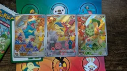 Pokemon First Partner Series 2 - Johto Starter Set Chikorita Cyndaquil Totodile - Image 1