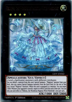 Yugioh Rilliona, the Wondrous Magistus Witch Wardrobe LIOV-EN042 1st Ed Ultra NM - Image 1