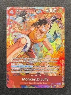 One Piece TCG Monkey D. Luffy OP16-015 SR Alt Art English - Image 1