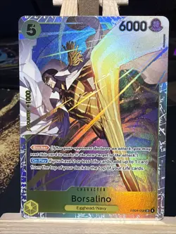 One Piece Borsalino EB04-058 Foil Character Card Egghead/Navy 5 Cost 6000 Power - Image 1