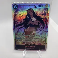 Nico Robin OP12-087 SR ONE PIECE Card Game NM Black - Image 1