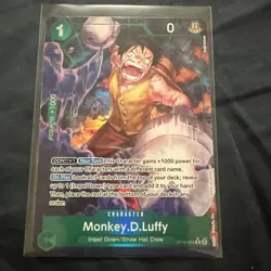 Monkey.D.Luffy (034) (Alternate Art) R The Time of Battle OP16-034 NM - Image 1
