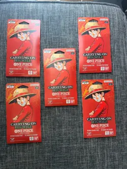 One Piece TCG OP-13 Carrying On His Will English Booster Pack Sealed Authentic - Image 1