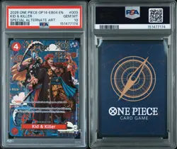 Bandai PSA 10 Kid & Killer EB01-003 OP14-EB04 SP Special Alt Art Holo EN - Image 5
