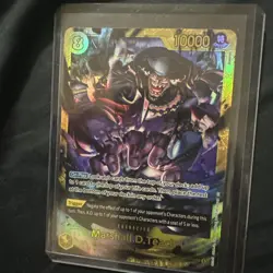 One Piece The Time of Battle OP-16 - Marshall.D.Teach OP16-119 Secret Rare 🔥 - Image 1