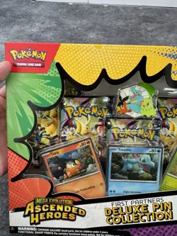 Pokemon TCG Ascended Heroes First Partner Deluxe Pin Collection NEW Sealed - Image 2