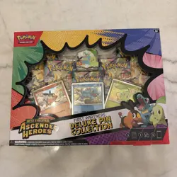 Pokemon Ascended Heroes First Partner Deluxe Pin Collection Sealed New - Image 1