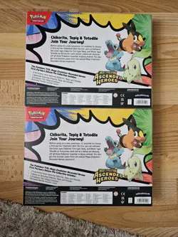 2 x Pokemon Ascended Heroes First Partner Deluxe Pin Collection Brand New Sealed - Image 2