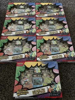 Pokemon TCG X7 Ascended Heroes First Partner Deluxe Pin Collection New Sealed - Image 2