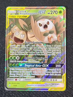 Pokemon Rowlet & Alolan Exeggutor GX 1/236 SM Unified Minds NM - Image 1