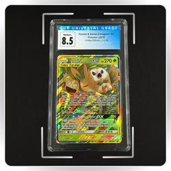 Pokemon Rowlet & Alolan Exeggutor GX 1/236 2019 CGC 8.5 NM/Mint Unified Minds - Image 1