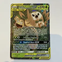 Rowlet & Alolan Exeggutor GX 1/236 - Unified Minds - Pokemon Card - MP - Image 1