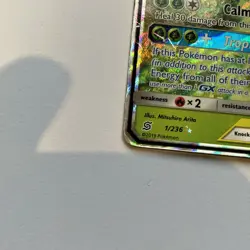 Rowlet & Alolan Exeggutor GX 1/236 - Unified Minds - Pokemon Card - MP - Image 4