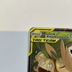 Rowlet & Alolan Exeggutor GX 1/236 - Unified Minds - Pokemon Card - MP - Image 5