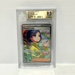 Parasol Lady 255/182 - Paradox Rift - Graded Pokemon Card - BGS 9.5 (PSA 10) - Image 1
