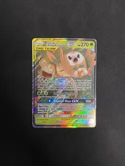 Rowlet & Alolan Exeggutor GX - 1/236 - Ultra Rare - Unified Minds - Pokemon - NM - Image 1