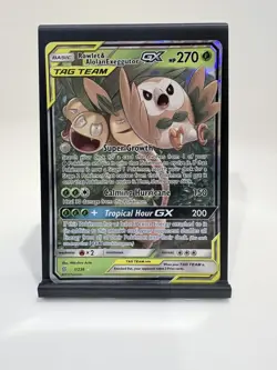 Rowlet & Alolan Exeggutor GX (1/236) - Unified Minds Holo Pokemon TCG LP - Image 1