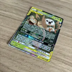 Pokemon TCG Rowlet Alolan Exeggutor GX Tag Team Sun & Moon Unified Minds 1/236 - Image 3