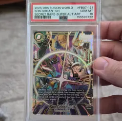 Bandai Dragon Ball Super Fusion World Son Gohan: SH FB07-121 SCR Alt Art PSA 10 - Image 1