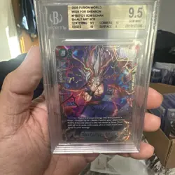 BGS 9.5 Son Gohan : SH SCR Alt Art FB07-121 fusion world dragon ball fb09 - Image 2