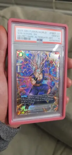 Dragon Ball Super Fusion World Son Gohan SCR ALT Art FB07-121 PSA 10 - Image 1
