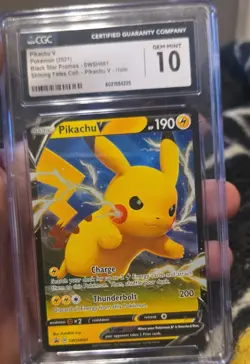 Pikachu V SWSH061 SWSH: Sword & Shield Promo Cards Holo - Image 1