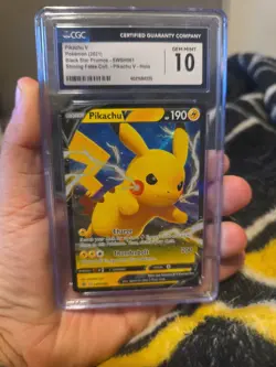 Pikachu V SWSH061 SWSH: Sword & Shield Promo Cards Holo - Image 2