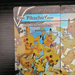 Pokemon TCG Pikachu V-UNION Holo Promo 4-Card Set English SWSH139-142 2021 - Image 2